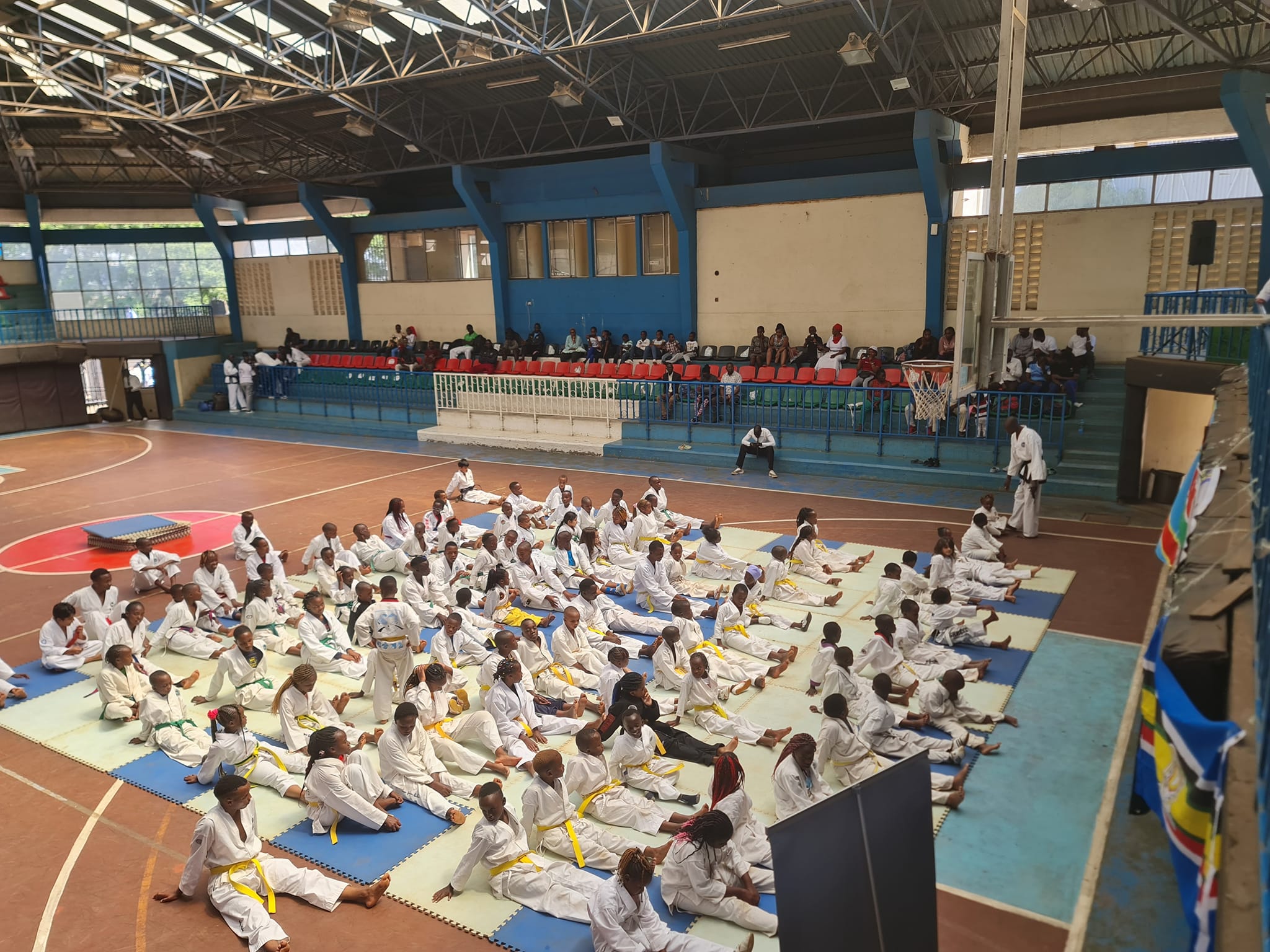 Participants during the closing ceremony