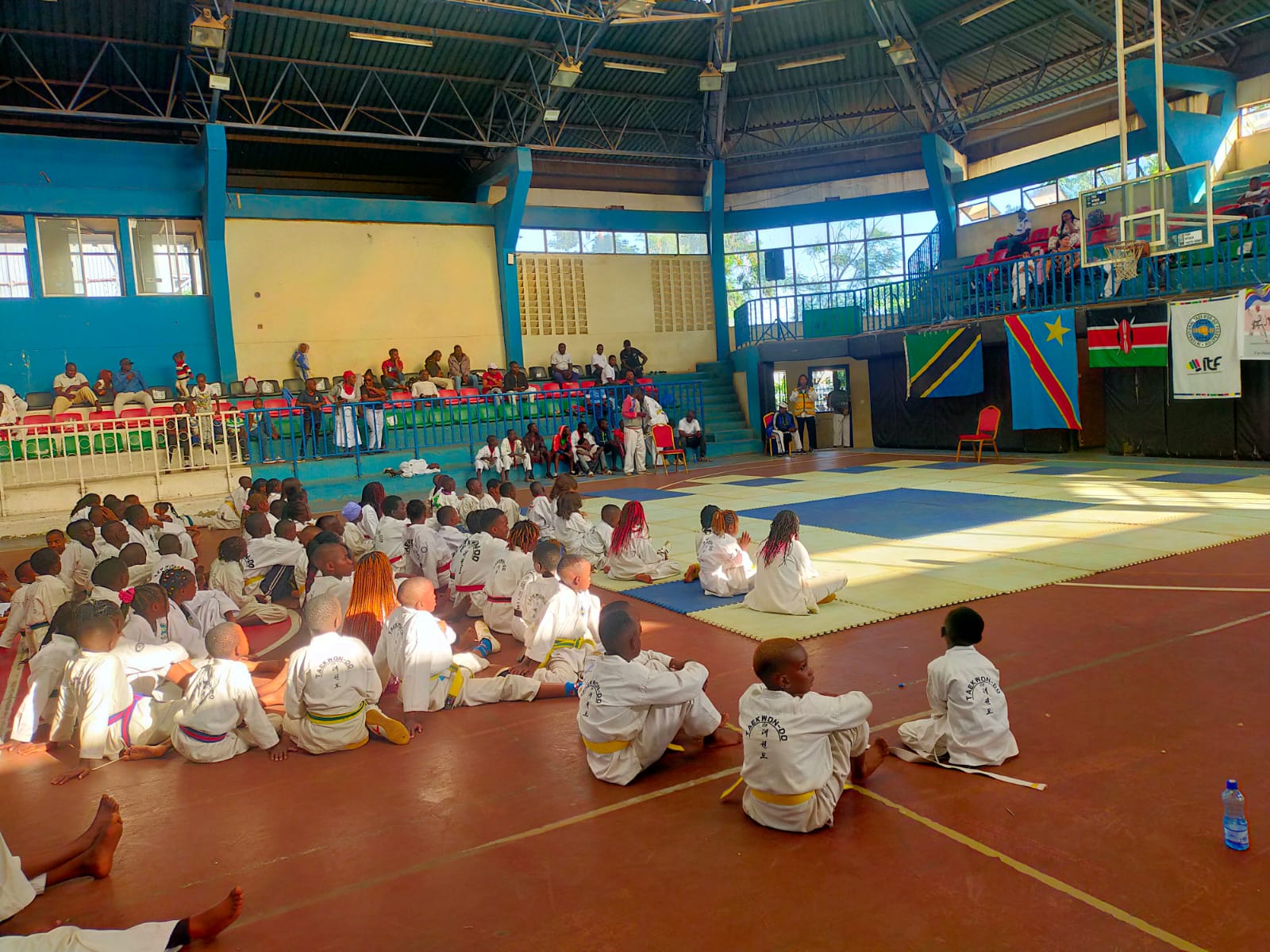 Participants during the opening ceremony